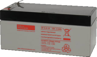 Cellpower - CP Gesloten loodaccu Accu (lood) Laccu 12V 3,2Ah Fast 4,8