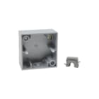 Hager Berker - S.1 Opbouwbak inbouwschakelmateriaal Opb.Behuis.1V Alum.Mat