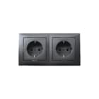 Hager Berker - S.1/B.3/B.7 Wandcontactdoos (WCD schakelmat.) Wcd Ra 2V Afdrm Ant