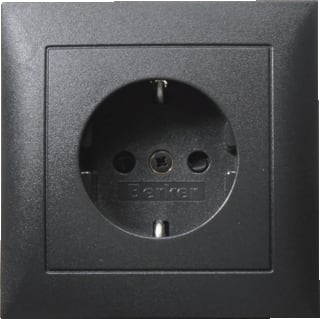 Hager Berker - S.1/B.3/B.7 Wandcontactdoos (WCD schakelmat.) Wcd Ra Afdkpl Ant