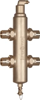 Spirotech - SpiroCross Messing Open cv verdeler 1 1/4"