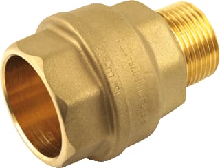 Isiflo - Fitting met 2 aansluitingen Hsf Overgkopp 40X1 T112
