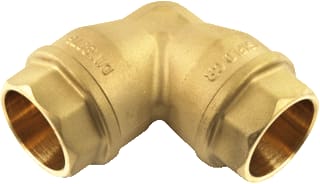 Isiflo - Fitting met 2 aansluitingen Hsf Kniekopp 40X40 T120