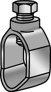 NVent ERICO - Aansluitklem aardelektrode Aardklem C58 14.2Mm Brns