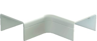 Canalit - Systeem 25 Verticaal hoekstuk leidingkanaal S25 Platbocht 25X13Wt Zk2