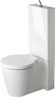 Duravit - Starck 1 Closetgedeelte closetcombinatie Ph-St1 Duoclpot Univ Wit