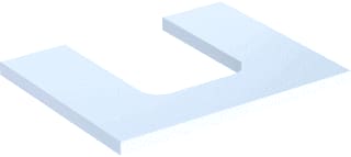 Geberit - Wastafelblad one wastblad tr m 60 whg