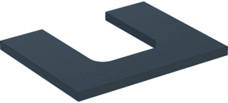 Geberit - Wastafelblad one wastblad tr m 60 lava