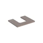 Geberit - Wastafelblad One Wastblad Tr M 60 Eiken