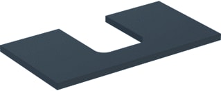 Geberit - Wastafelblad One Wastblad Tr M 75 Lava