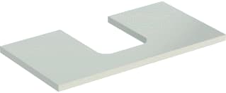Geberit - Wastafelblad one wastblad tr m 75 zgr