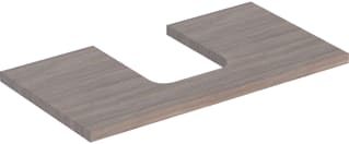 Geberit - Wastafelblad one wastblad tr m 90 eiken