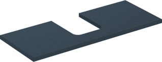 Geberit - Wastafelblad One Wastblad Tr M 120 Lava