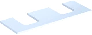 Geberit - Wastafelblad one wastblad tr l+r 135 wh