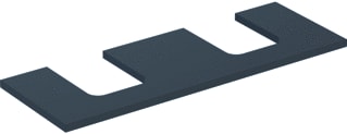 Geberit - Wastafelblad One Wastblad Tr L+R 135 La