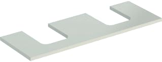 Geberit - Wastafelblad One Wastblad Tr L+R 135 Zg