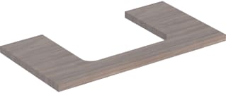 Geberit - Wastafelblad one wastblad m 90 eiken