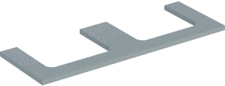 Geberit - Wastafelblad One Wastblad L+R 135 Grm