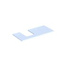 Geberit - Wastafelblad one blad opz l 105cm wit