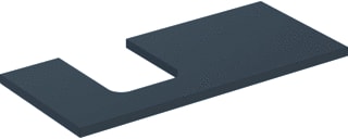 Geberit - Wastafelblad one blad opz l 105cm lava