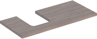 Geberit - Wastafelblad one blad opz l 105cm eiken