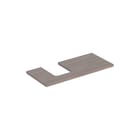 Geberit - Wastafelblad one blad opz l 105cm eiken