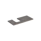 Geberit - Wastafelblad one blad opz l 105cm noten