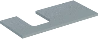 Geberit - Wastafelblad one blad opz l 105cm grei