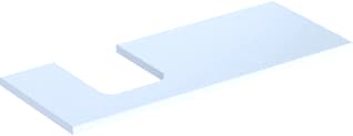 Geberit - Wastafelblad one blad opz l 120cm wit