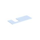 Geberit - Wastafelblad one blad opz l 120cm wit
