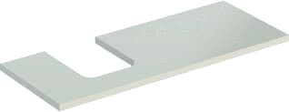 Geberit - Wastafelblad one blad opz l 120cm gr hg