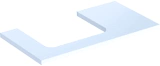 Geberit - Wastafelblad one blad opz l 90cm wit