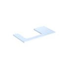 Geberit - Wastafelblad one blad opz l 90cm wit