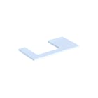 Geberit - Wastafelblad one blad opz l 90cm wit