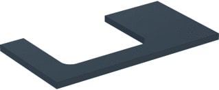 Geberit - Wastafelblad one blad opz l 90cm lava