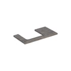 Geberit - Wastafelblad one blad opz l 90cm noten