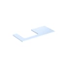 Geberit - Wastafelblad one blad opz l 105cm wit