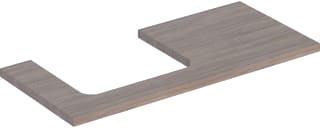 Geberit - Wastafelblad one blad opz l 105cm eiken