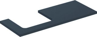 Geberit - Wastafelblad one blad opz l 120cm lava