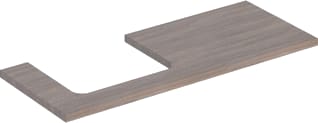 Geberit - Wastafelblad one blad opz l 120cm eiken