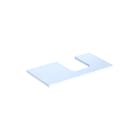 Geberit - Wastafelblad one blad opz r 90cm wit