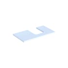 Geberit - Wastafelblad one blad opz r 90cm wit