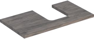 Geberit - Wastafelblad One Blad Opz R 90Cm Noten