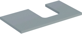 Geberit - Wastafelblad one blad opz r 90cm grei