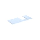 Geberit - Wastafelblad one blad opz r 105cm wit