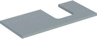 Geberit - Wastafelblad one blad opz r 105cm grei