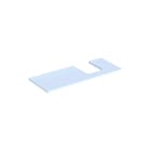 Geberit - Wastafelblad one blad opz r 120cm wit
