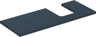 Geberit - Wastafelblad one blad opz r 120cm lava