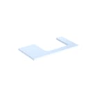 Geberit - Wastafelblad one blad opz r 90cm wit hg