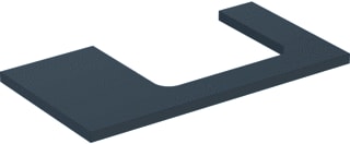 Geberit - Wastafelblad one blad opz r 90cm lava
